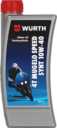 Wurth Mugelo Speed Synt Semi-synthetic Motorcycle Oil for Four-Stroke Engines 10W-40 1lt