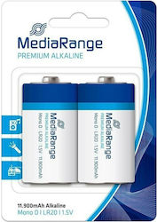 MediaRange Premium D 1.5V 2бр MRBAT109