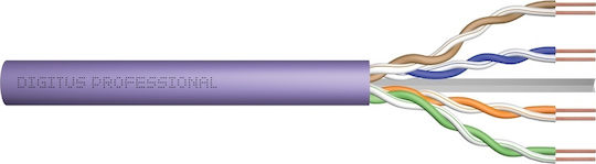 Digitus U/UTP Cat.6 (Gigabit) Network Cable Ethernet Without Connectors 100m Purple