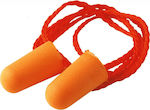 3M 1110 Earplugs with Cord Orange