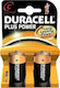 Duracell Plus Power Αλκαλικές Μπαταρίες C 1.5V 2τμχ