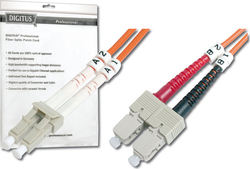 Digitus Optical Fiber LC-SC 1m Orange