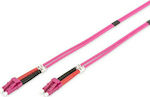 Digitus Fiber Optic Cable LC-LC 5m Pink 1pcs