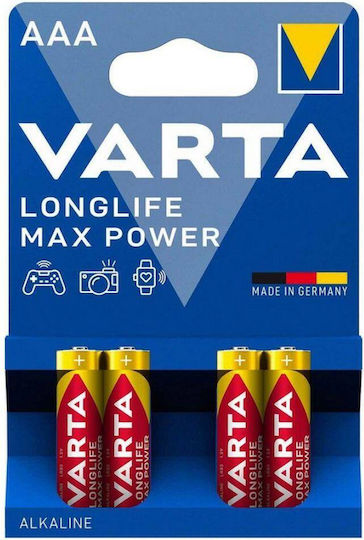Varta Max Tech Αλκαλικές Μπαταρίες AAA 1.5V 4τμχ