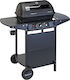 Gasbarbecue Gas Grill with 2 Burners and Infrared Hob 406019