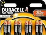 Duracell Plus Power Αλκαλικές Μπαταρίες AA 1.5V 8τμχ