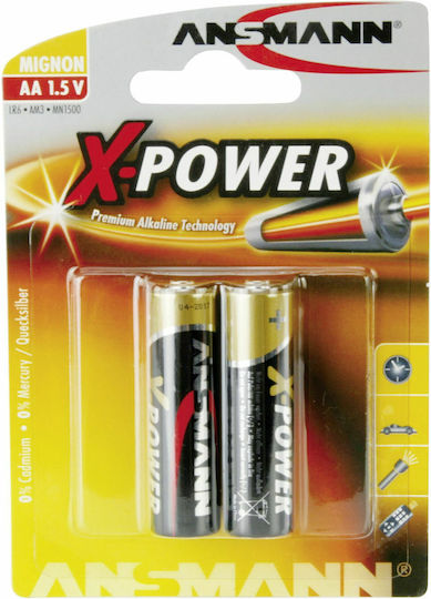 Ansmann X-Power Baterii Alcaline AA 1.5V 2buc 5015613
