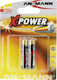 Ansmann X-Power Alkaline Battery AAA 1.5V 2pcs