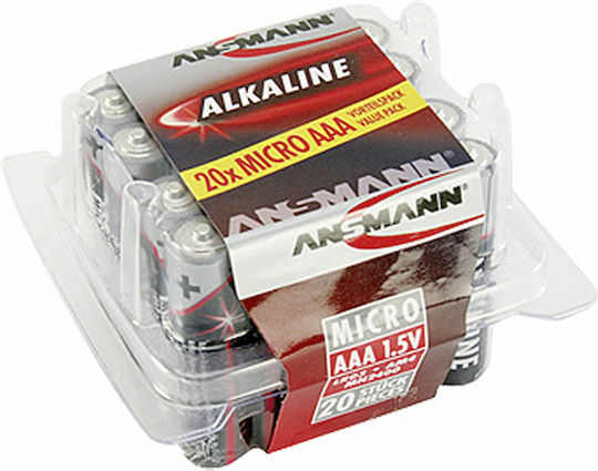 Ansmann Алкални Батерии AAA 1.5V 20бр
