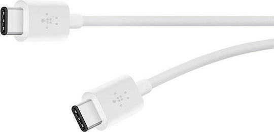 Belkin MIXIT USB 2.0 Kabel USB-C männlich - USB-C Weiß 1.8m (F2CU043BT06-WHT)