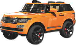 Παιδικό Ηλεκτροκίνητο Αυτοκίνητο Μονοθέσιο Τύπου Luddy Rover Jeep 12 Volt Πορτοκαλί