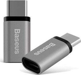 Baseus USB-C Männlich Zu Micro-USB Weiblich Konverter Grau 1 Stück CATYPEC-DL0G