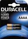 Duracell Ultra Αλκαλικές Μπαταρίες AAAA 1.5V 2τμχ