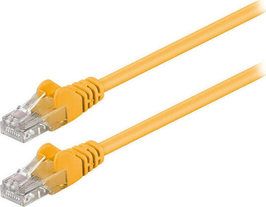 Goobay U/UTP Cat.5e Netzwerkkabel Ethernet 0.5m Gelbes