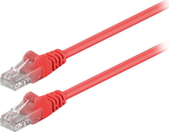 Goobay U/UTP Cat.5e Netzwerkkabel Ethernet 1m Rotes