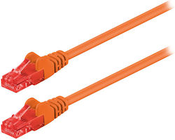 Goobay 95259 U/UTP Cat.6 Καλώδιο Ethernet 0.5m Πορτοκαλί