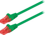 Goobay U/UTP Cat.6 Ethernet Network Cable 1m Green 1pcs