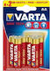 Varta Max Tech Αλκαλικές Μπαταρίες AA 1.5V 6τμχ