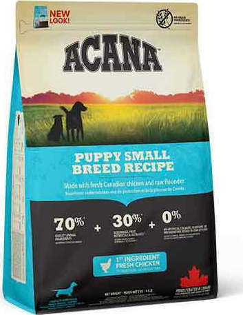 Acana Puppy Small Breed 2kg Ξηρά Τροφή χωρίς Σιτηρά για Κουτάβια Μικρόσωμων Φυλών με Κοτόπουλο και Ψάρια