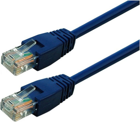 Powertech U/UTP Cat.6e (Висока Скорост) Мрежов Кабел Ethernet 5м Син
