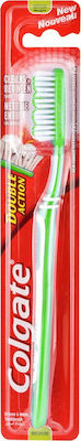 Colgate Double Action Manual Toothbrush Medium Green 1pcs