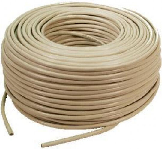 Aculine U/UTP Cat.6 (Gigabit) Καλώδιο Δικτύου Ethernet χωρίς ακροδέκτες 100m Γκρι