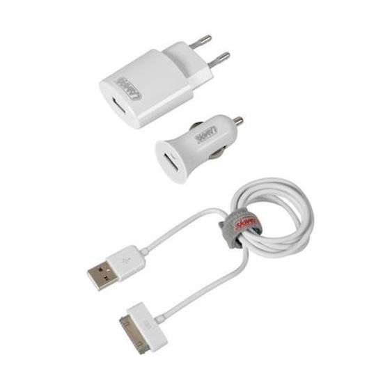 Lampa Auto- und Steckdosen-Set Weißs (L3894.5)