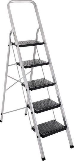 Palbest Quickstep Leiter Aluminium mit 5+1 Stufen 125cm
