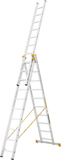Palbest Forte Triplu Scara combinata Aluminiu 3x8