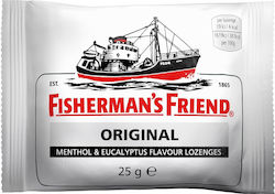 Fisherman's Friend Original Pastile pentru tuse și dureri în gât Extra Strong Mentol și Eucalipt 25gr