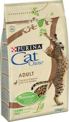 Purina Cat Chow Adult Dry Food for Adult Cats with Duck 1.5kg