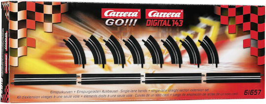 Carrera Single Lane Gerade & Kurven Erweiterungsset Αυτοκινητάκι 1:43 für 8+ Jahre