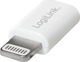 LogiLink Μετατροπέας Lightning male σε micro USB female 1τμχ AU0036
