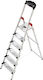 Hailo XXL Ladder Aluminum with 5+1 Steps 190cm