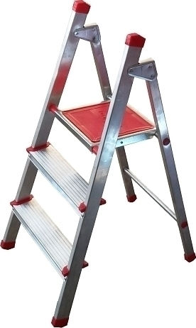 Viovas Ladder Aluminum with 2+1 Steps 55pcs