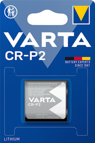 Varta Professional Литиева Батерия CR-P2 6V За Професионални Камери и Електронни Смесители 1бр