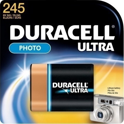 Duracell Ultra M3 Photo DL245 6 V Lithium Battery 