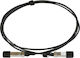 MikroTik Fiber Optic Cable SFP+ 3m Black 1pcs