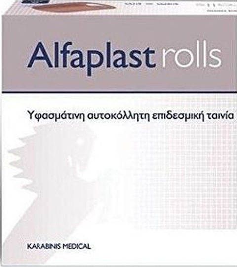 Karabinis Medical AlfaPlast Stoff Verbandband 2.5cm x 5m