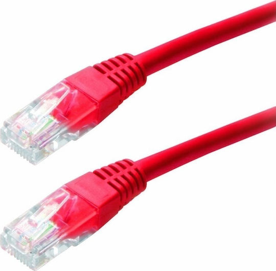 U/UTP Cat.5e (Gigabit) Cablu De Rețea Ethernet 5m Roșu