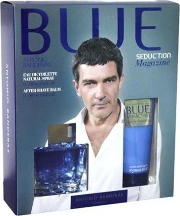 Antonio Banderas Blue Seduction Eau De Toilette 100ml & After Shave Set De Parfumuri Pentru Bărbați Cu Eau De Toilette