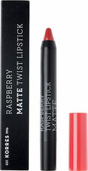 Korres Raspberry Twist Pencil Κραγιόν Matte Amo...