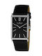 Jacques Lemans La Passion Watch with Black Leather Strap