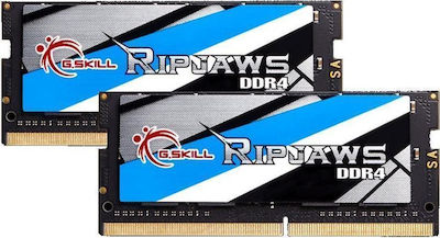 G.Skill Ripjaws 8GB DDR4 RAM με 2 Modules (2x4GB) και Ταχύτητα 2400 για Laptop