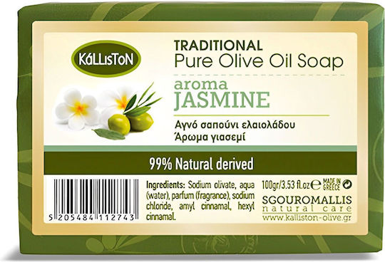 Kalliston Pure Olive Oil Soap Jasmine 100gr