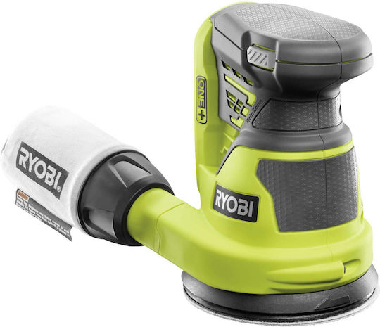 Ryobi One+ R18ROS-0 Έκκεντρο Τριβείο 125mm Μπαταρίας 18V Solo με Σύστημα Αναρρόφησης