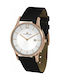 Jacques Lemans London Watch Battery with Black Leather Strap