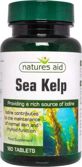Natures Aid Sea Kelp 187mg 180 ταμπλέτες