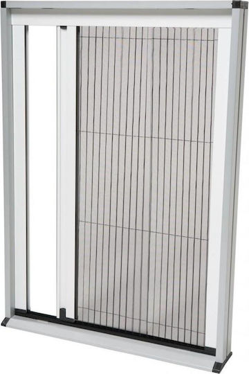 Primo Disegno Mosquito Net Door with Screws Pleated 235x185cm Primo Disegno Mosquito Net Door with Screws Pleated 235x185cm