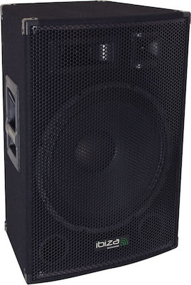 Ibiza Sound Αυτοενισχυόμενο Ηχείο PA DISCO15AMP 400W με Woofer 15" 43x34x67εκ.